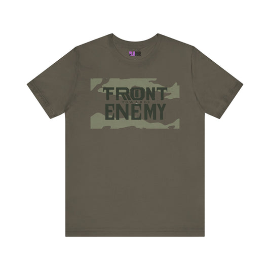Front Towards Enemy Unisex Tee, Graphic T-Shirt, Army Gift, Military Apparel, Casual Top, Vintage Style Shirt