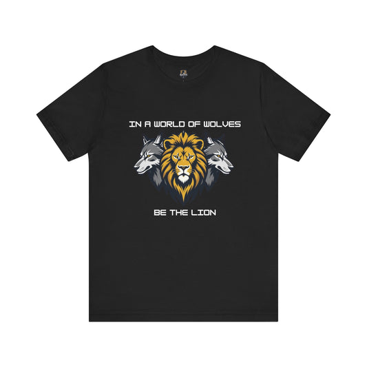 Lion Spirit Unisex Tee | Be The Lion | Motivational T-Shirt, Inspirational Shirt, Gift for Animal Lovers, Empowerment Wear, Birthday Gift