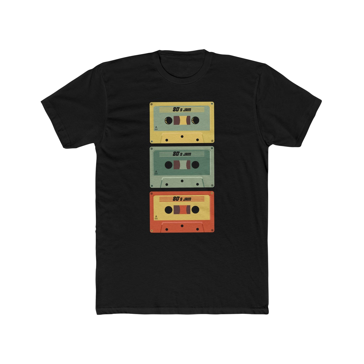 Men's Cotton Crew Tee - Retro Tapes