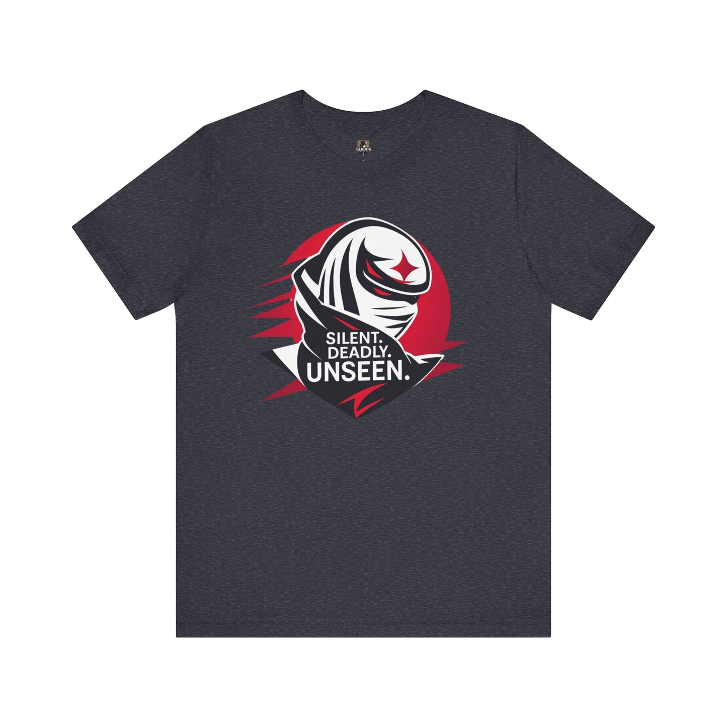 Silent Deadly Unseen Tee, Cool Graphic T-Shirt, Trendy Casual Wear, Gift for Ninja Fans, Streetwear Apparel, Unisex Short Sleeve Shirt