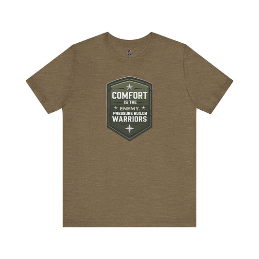 Warriors Motivational Tee: Empowering Unisex Jersey Short Sleeve Shirt, Fitness Apparel, Daily Wear, Gift for Athletes, Inspirational Outfit