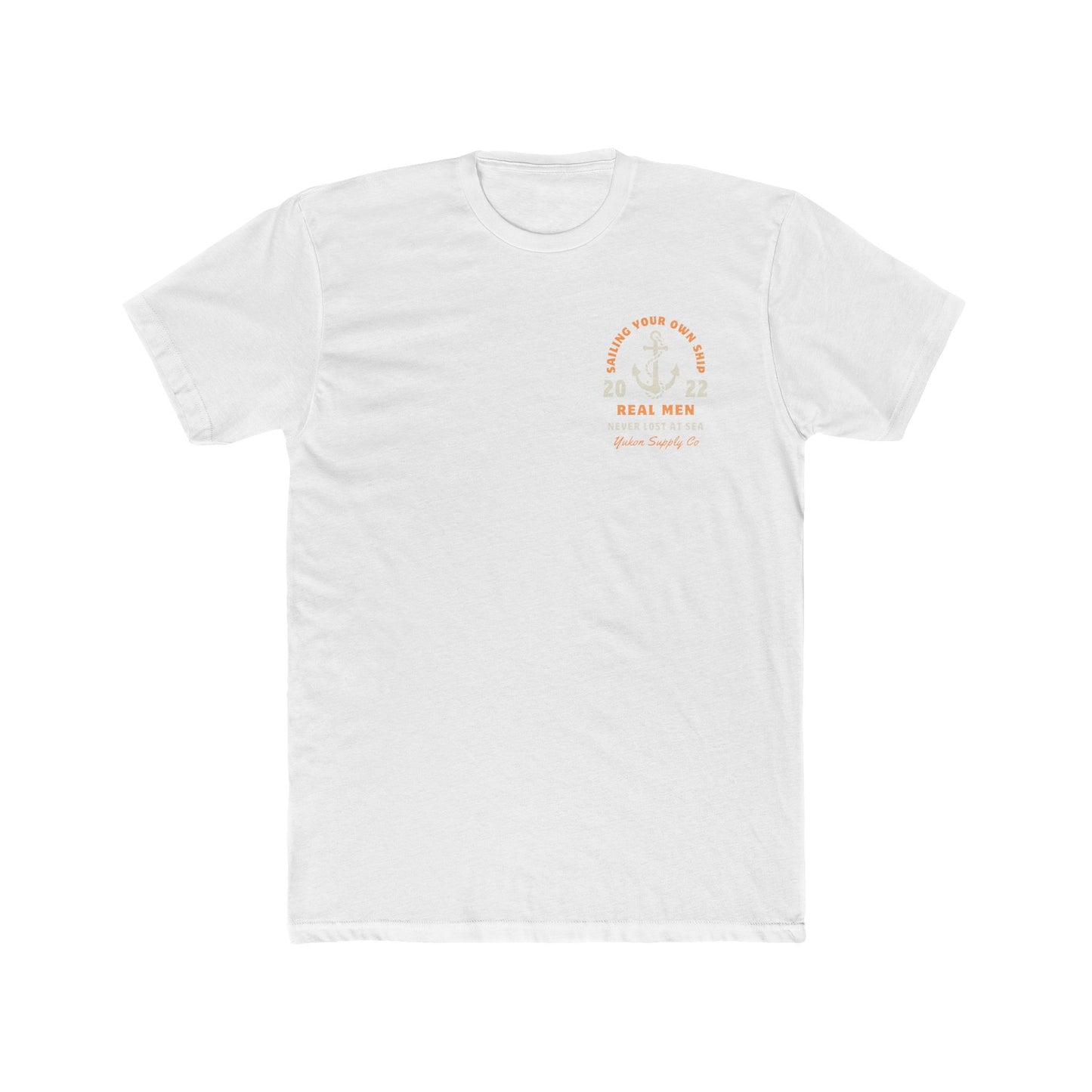 Real Men Lost at Sea - Men's Cotton Crew Tee