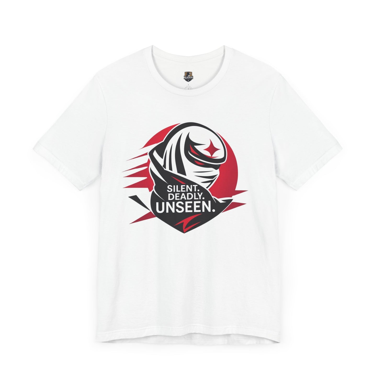 Silent Deadly Unseen Tee, Cool Graphic T-Shirt, Trendy Casual Wear, Gift for Ninja Fans, Streetwear Apparel, Unisex Short Sleeve Shirt
