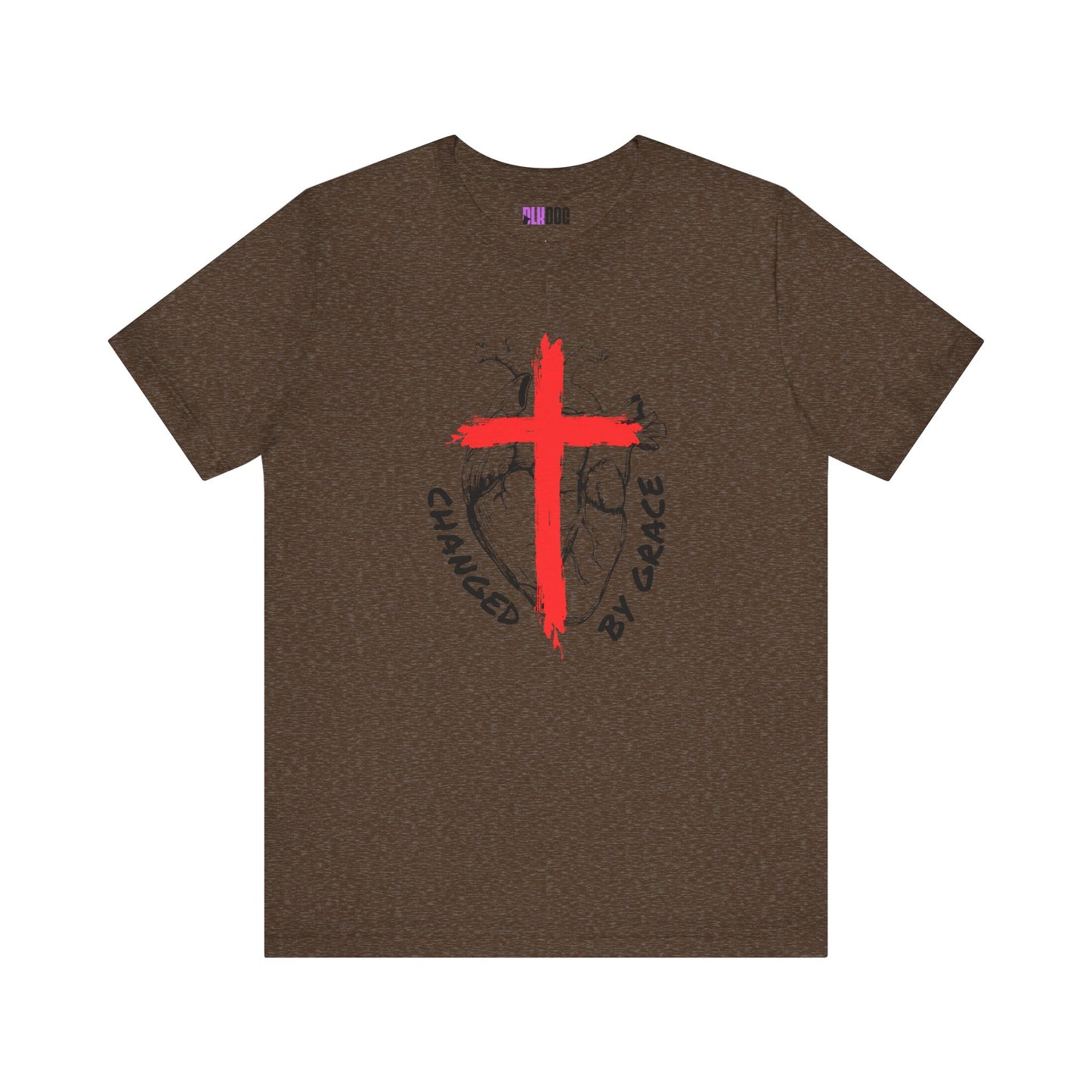 Christian Unisex Tee, Grace and Cross Shirt, Religious T-Shirt, Inspirational Top, Faith Apparel, Christian Clothing