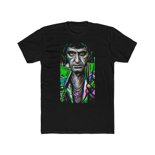 Blurry Scarface - Cotton Crew Tee