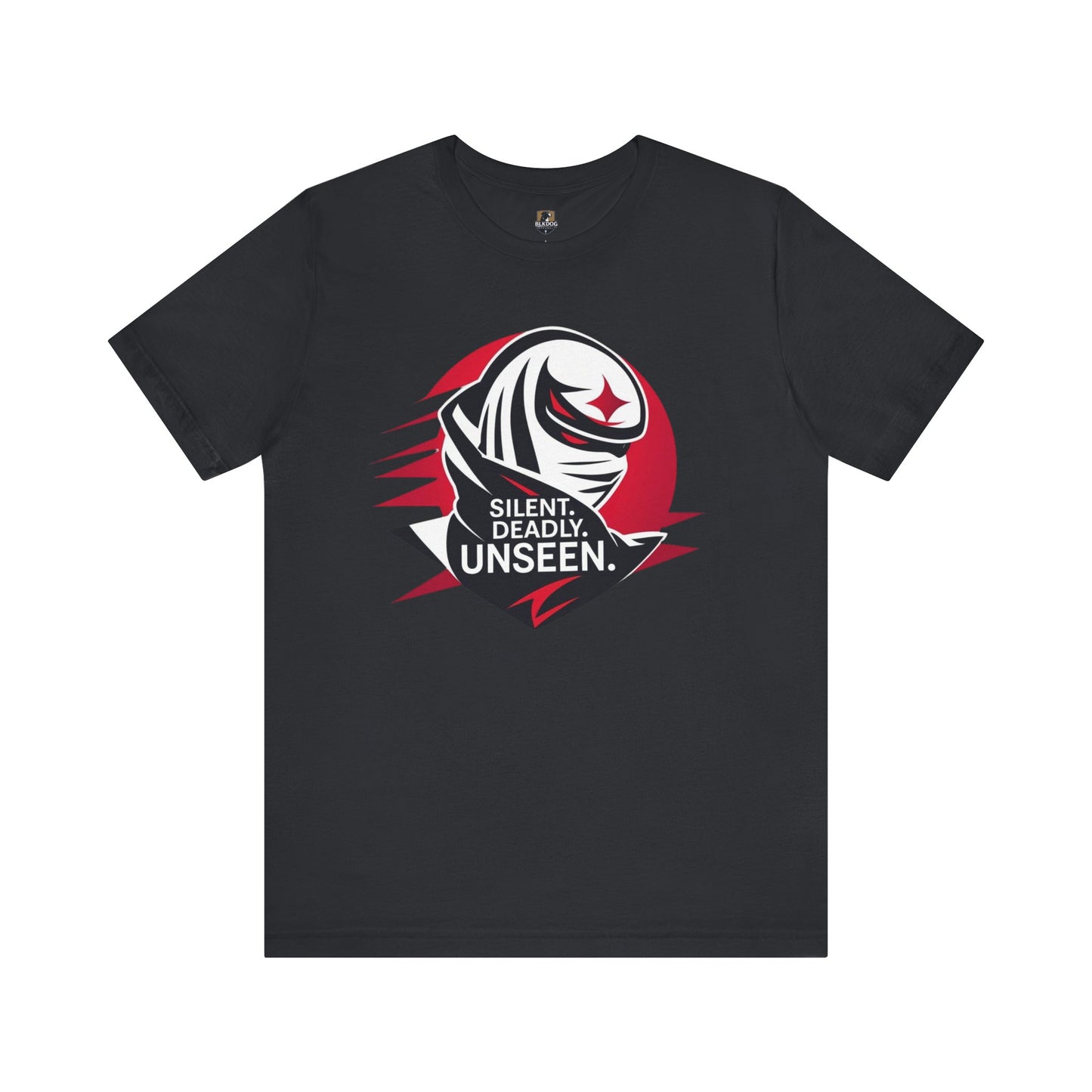 Silent Deadly Unseen Tee, Cool Graphic T-Shirt, Trendy Casual Wear, Gift for Ninja Fans, Streetwear Apparel, Unisex Short Sleeve Shirt