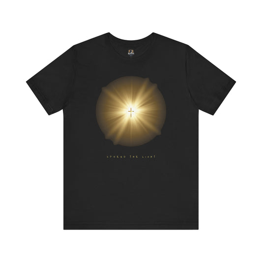 Faith Tee, Christian T-Shirt, Spread the Light Shirt, Religious Top, Unisex Jersey Tee