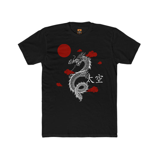 Japanese Dragon - Men's Cotton Crew Tee