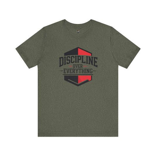 Discipline Over Everything Tee - Motivational Unisex T-Shirt, Gift for Fitness Enthusiasts, Casual Wear, Workout Apparel, [...]