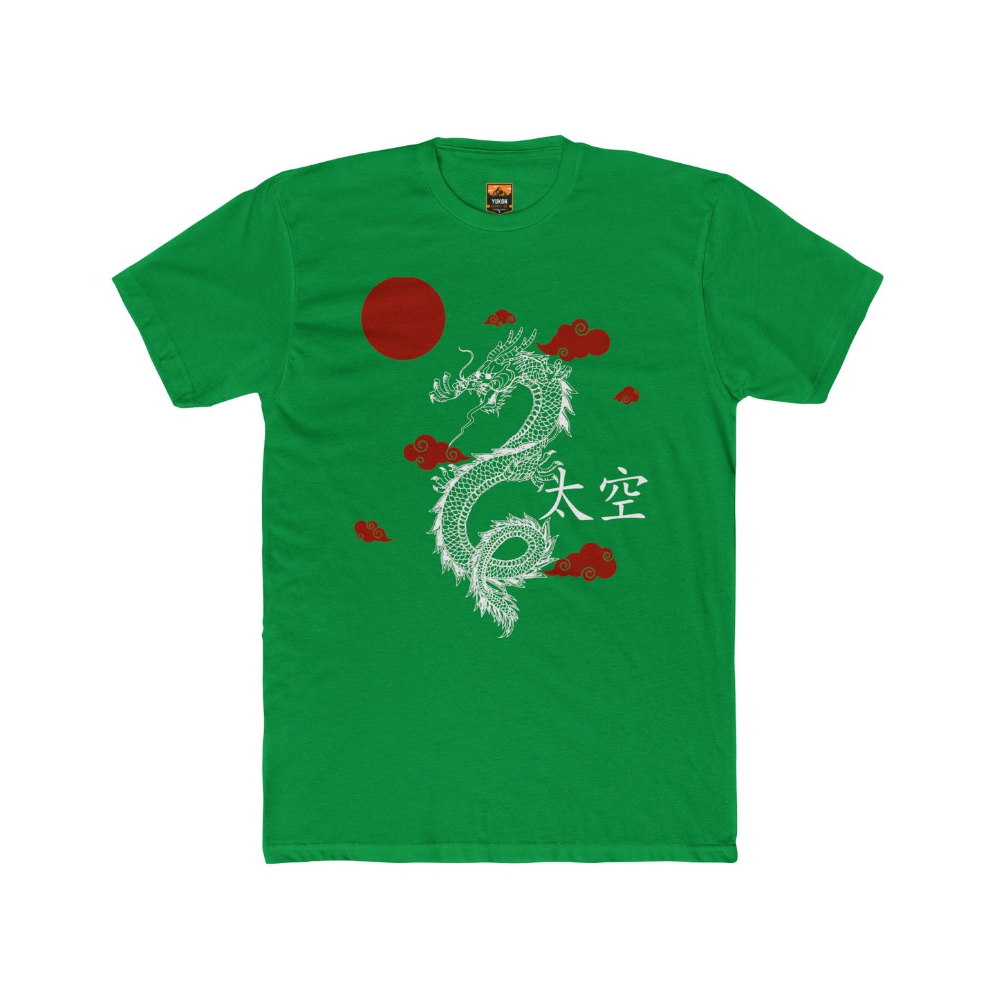 Japanese Dragon - Men's Cotton Crew Tee
