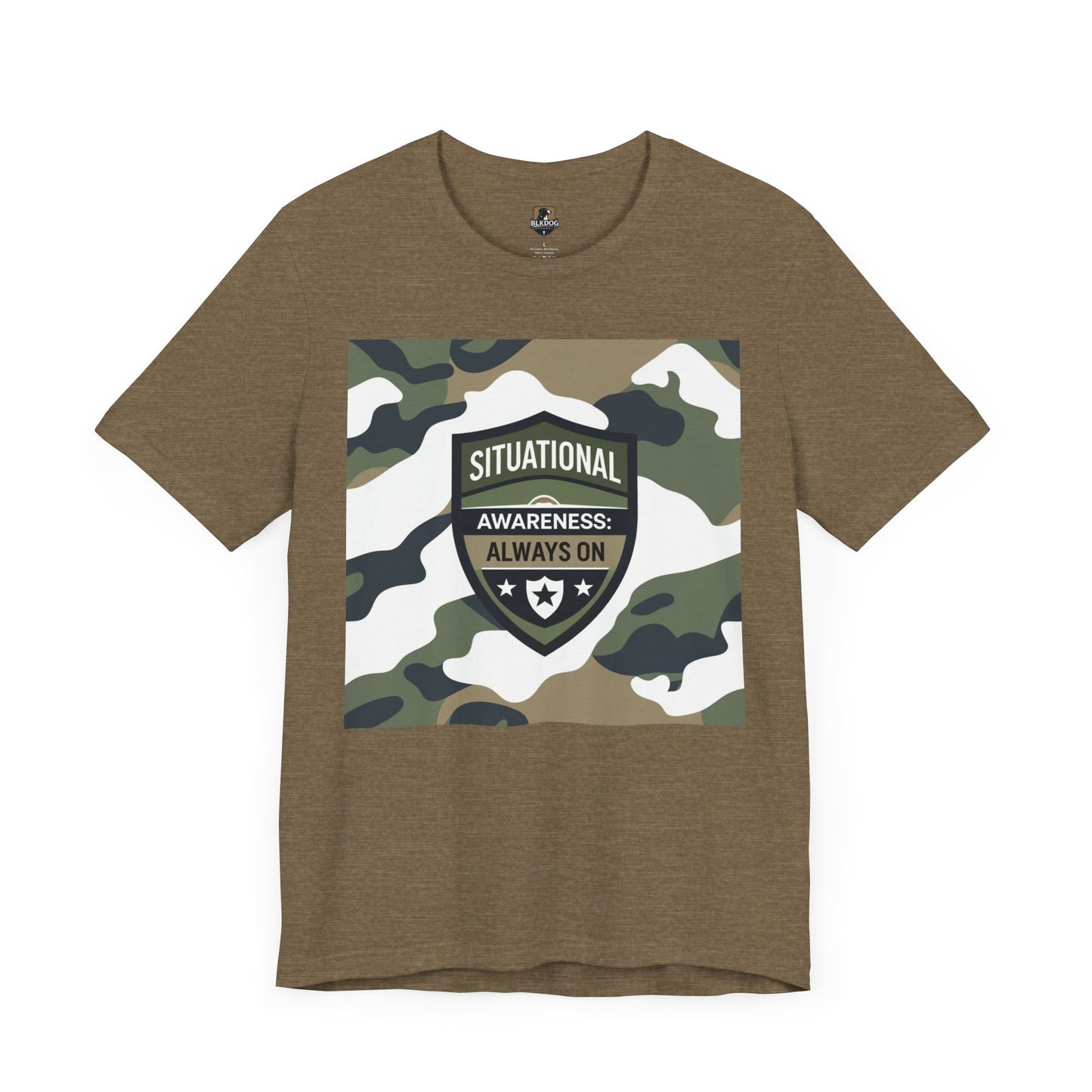 Camo Situational Awareness Tee | Unisex Short Sleeve Shirt, Military Style, Gift for Veterans, Everyday Casual Wear, Unique Camouflage [...]