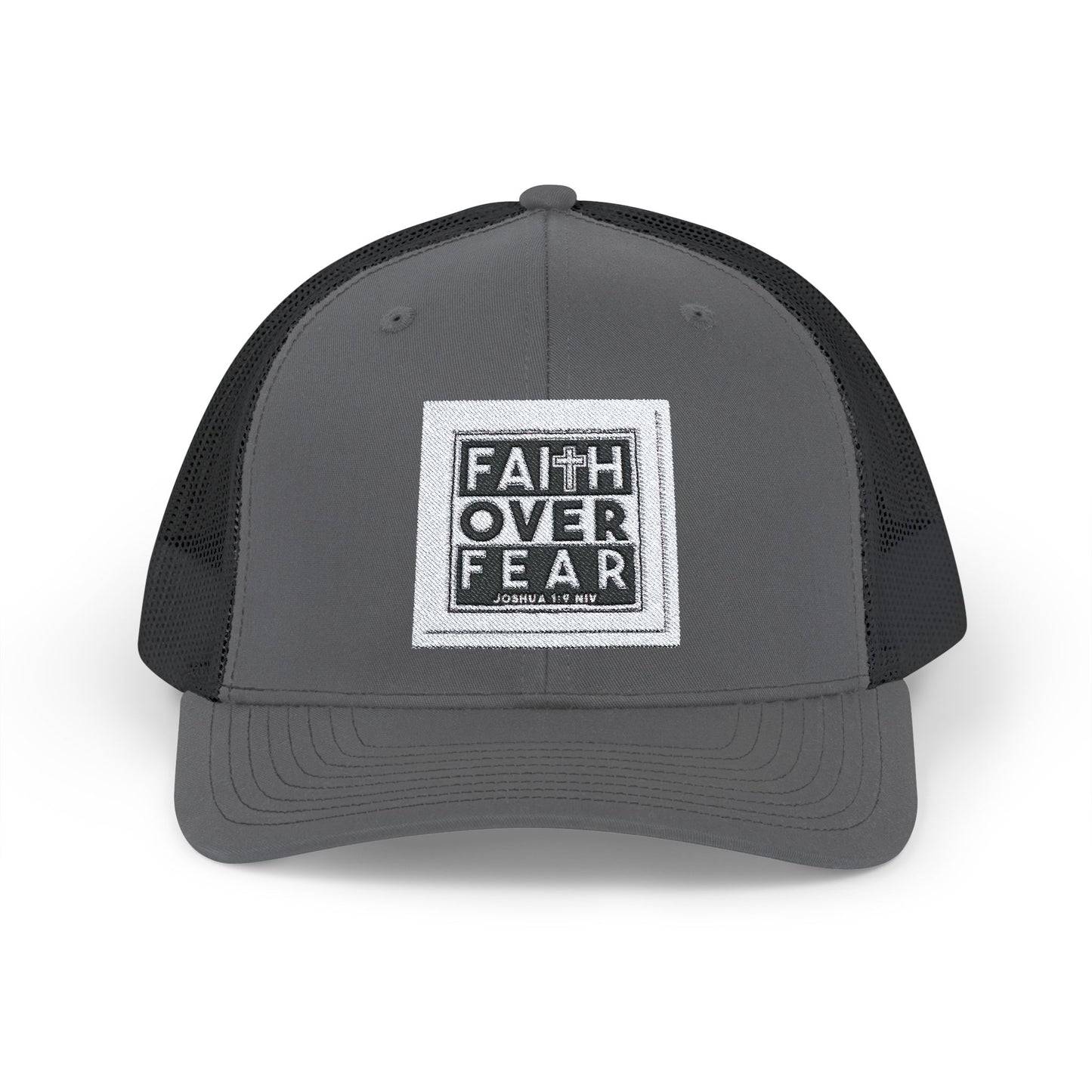 Faith over Fear Hat - Snapback Trucker Cap