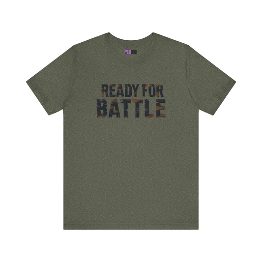 Ready for Battle T-Shirt, Warrior Graphic Tee, Mens Womens Unisex Top, Medieval Fantasy Shirt, Fighter Armor Apparel