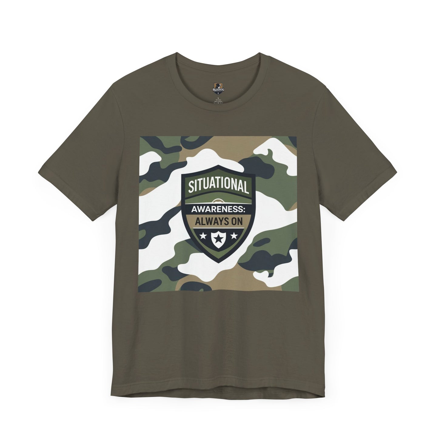 Camo Situational Awareness Tee | Unisex Short Sleeve Shirt, Military Style, Gift for Veterans, Everyday Casual Wear, Unique Camouflage [...]