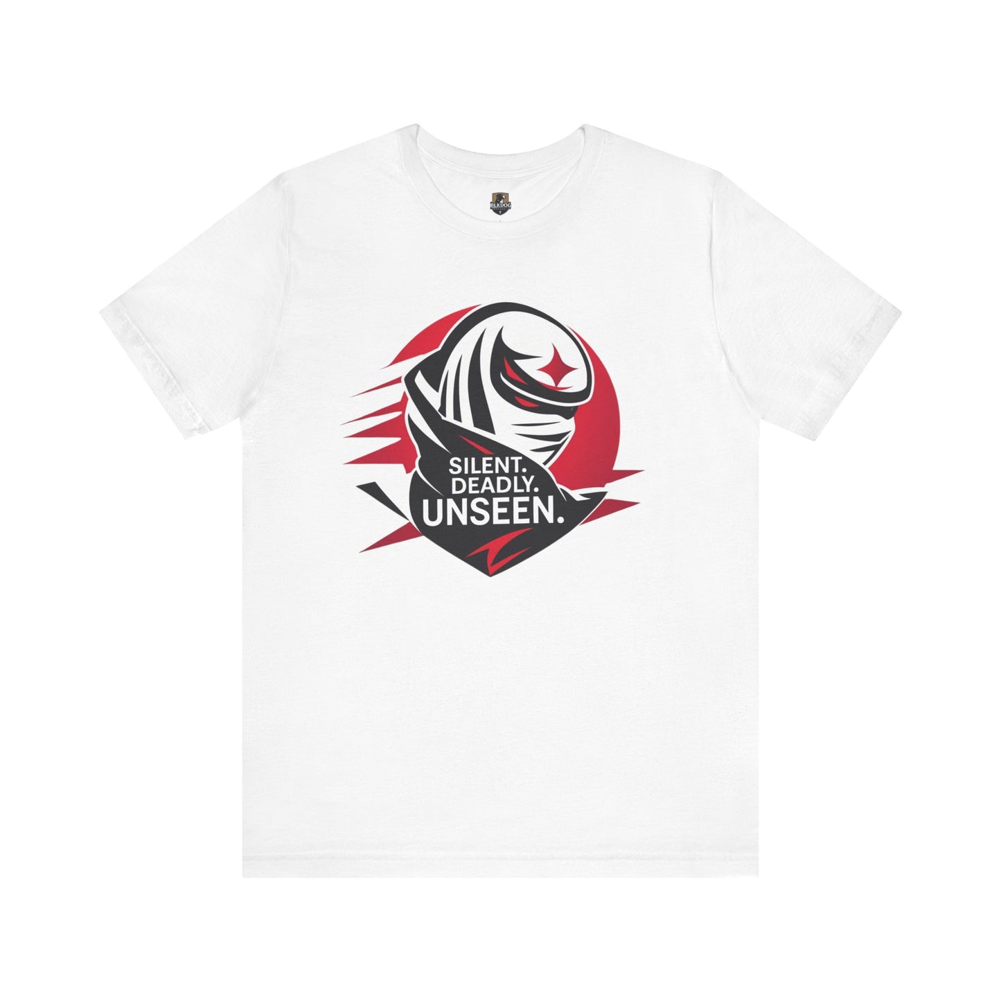 Silent Deadly Unseen Tee, Cool Graphic T-Shirt, Trendy Casual Wear, Gift for Ninja Fans, Streetwear Apparel, Unisex Short Sleeve Shirt