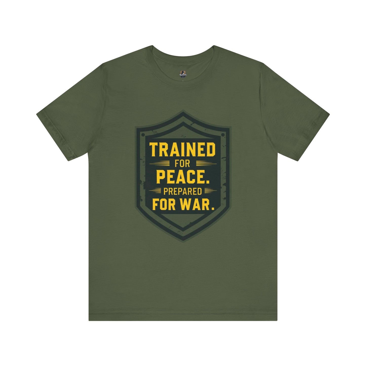 Trained for Peace...Ready for War - Warrior Tee:  Casual Wear, Military Inspired, Gift for Veterans, Holiday Apparel, Statement Shirt
