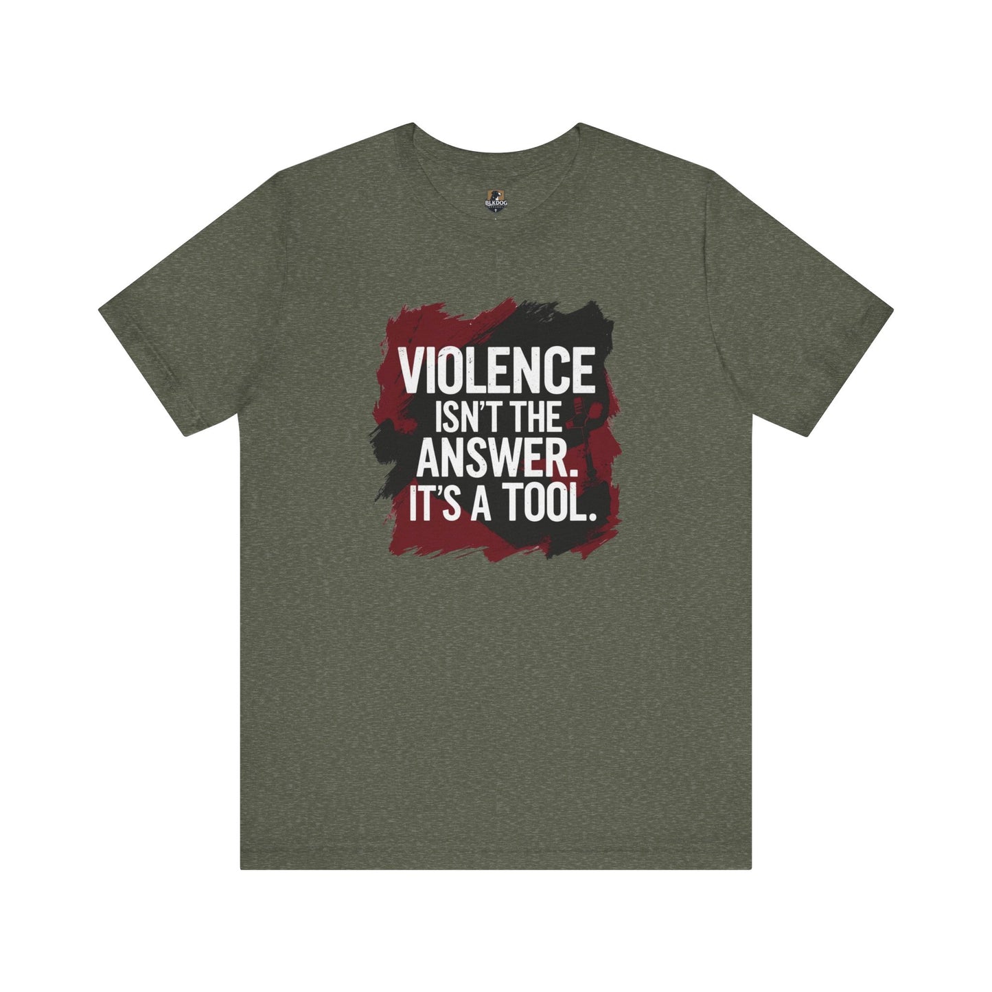 Bold Statement Tee Violence Isn't the Answer, Casual Wear, Gift for Activists, Social Justice Apparel