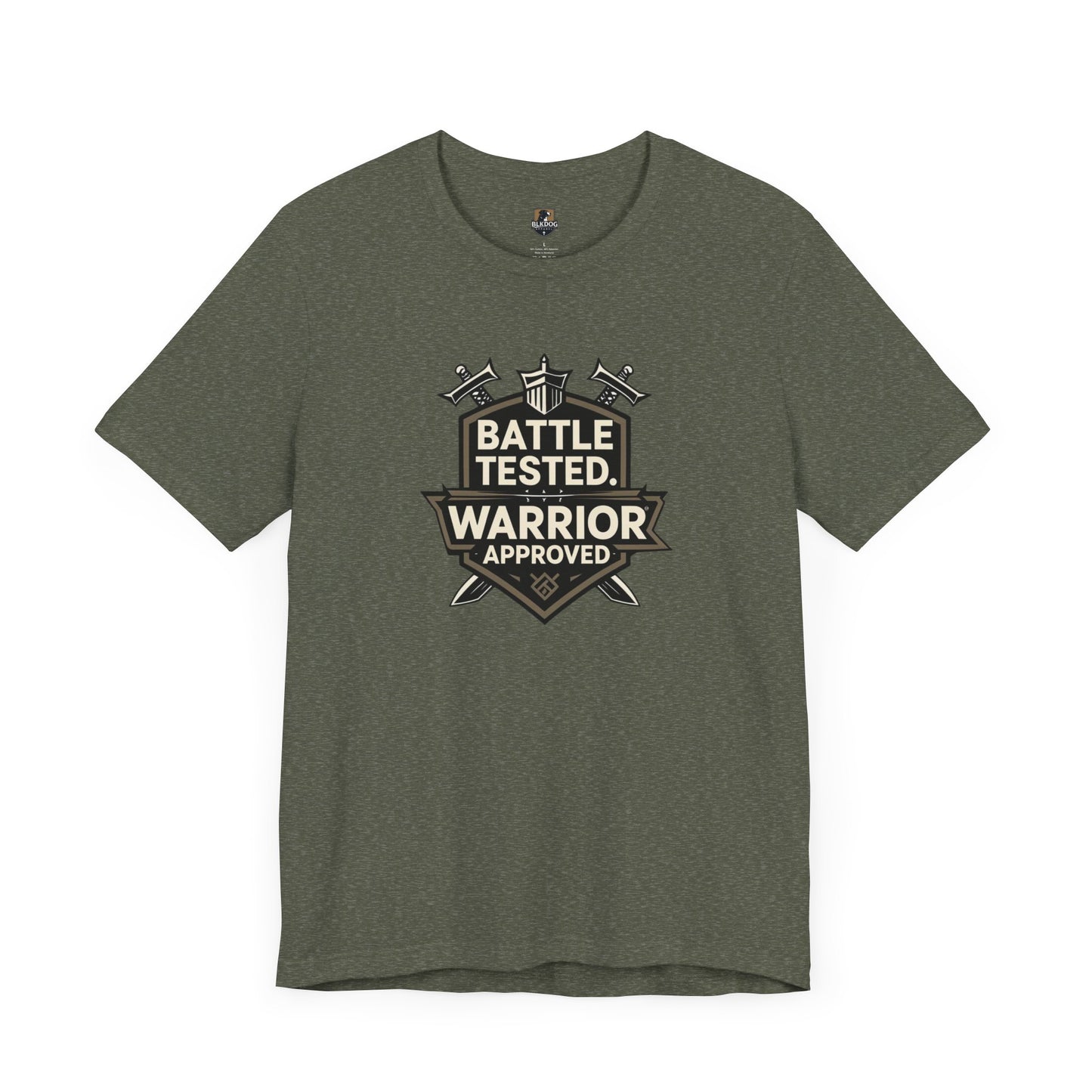 Battle Tested Warrior Approved Tee - Unisex Jersey Short Sleeve Shirt, Perfect Gift for Warriors, Fitness Enthusiasts, Casual Wear, [...]