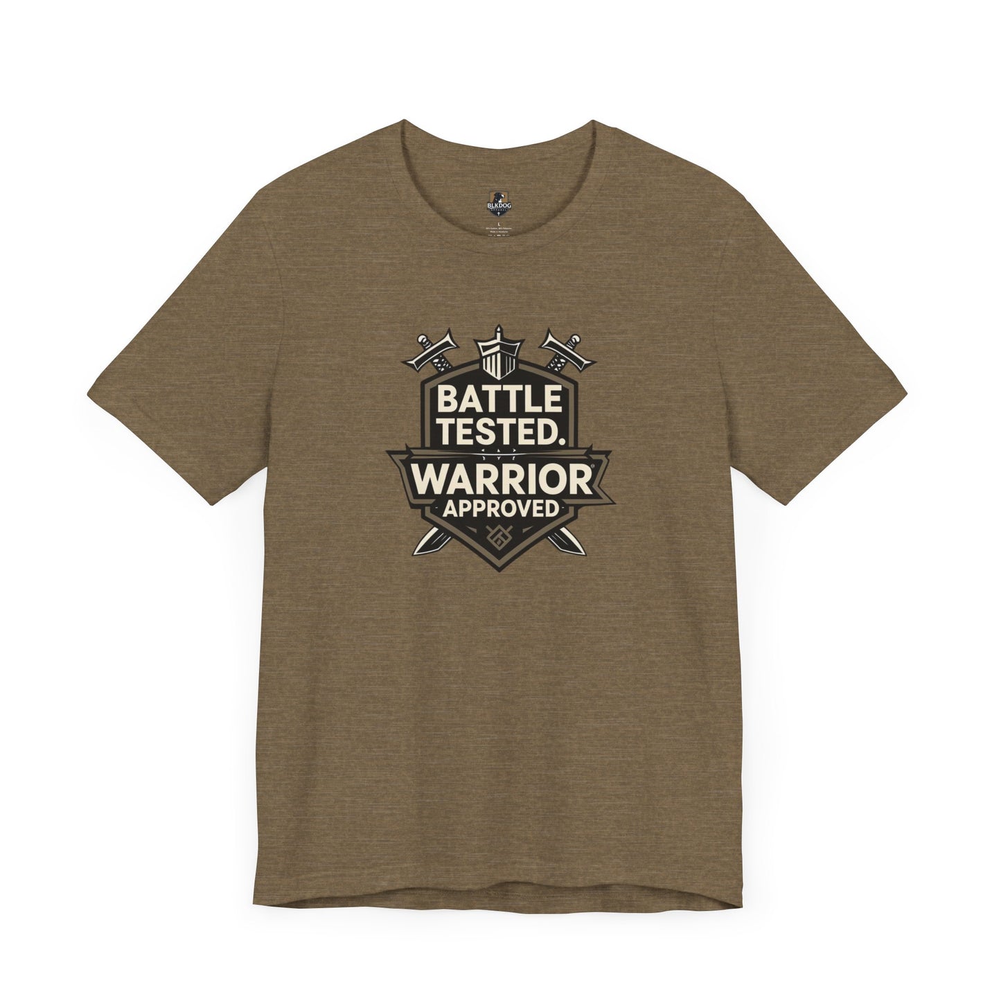 Battle Tested Warrior Approved Tee - Unisex Jersey Short Sleeve Shirt, Perfect Gift for Warriors, Fitness Enthusiasts, Casual Wear, [...]