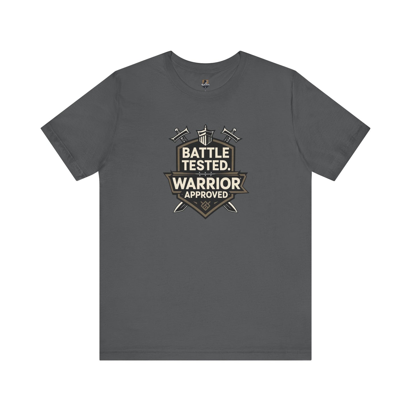 Battle Tested Warrior Approved Tee - Unisex Jersey Short Sleeve Shirt, Perfect Gift for Warriors, Fitness Enthusiasts, Casual Wear, [...]