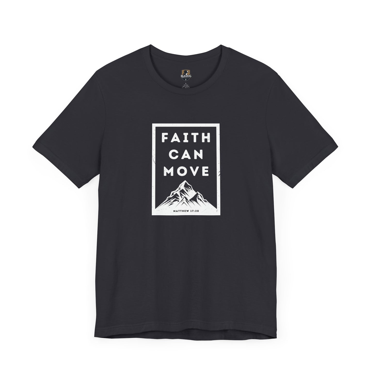 Faith Can Move Mountains T-Shirt, Christian Shirt, Inspirational Tee, Religious Gift, Unisex Graphic Top