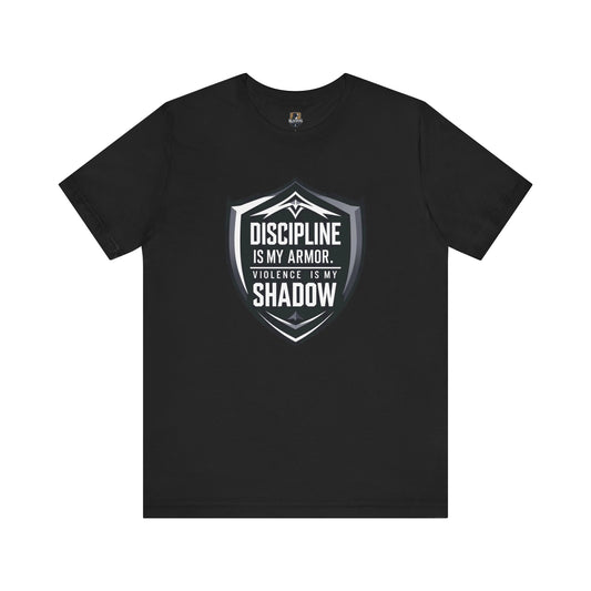 Discipline Is My Armor Unisex Tee, Motivational T-Shirt for Fitness Lovers, Inspirational Gift, Sportswear, Casual Wear