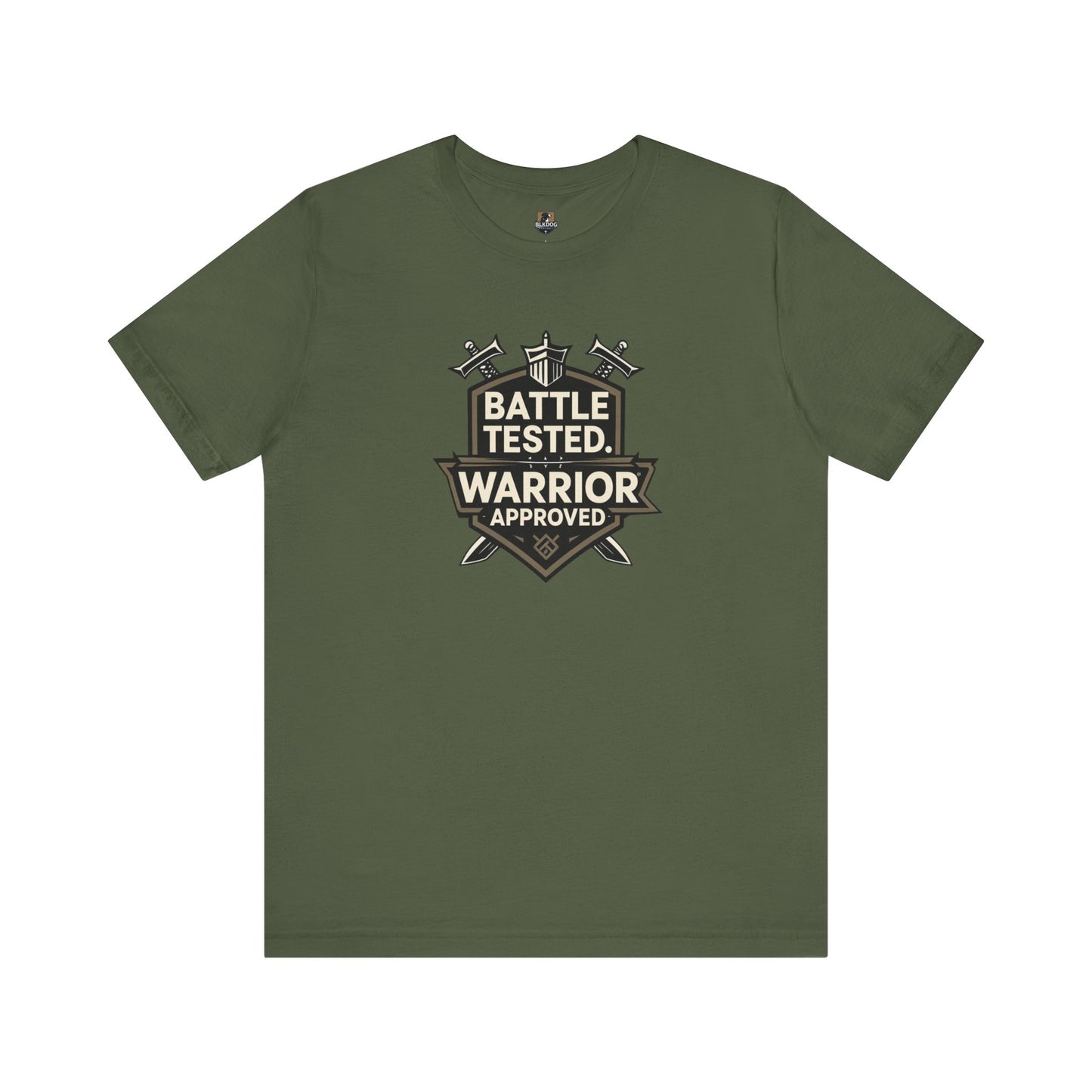Battle Tested Warrior Approved Tee - Unisex Jersey Short Sleeve Shirt, Perfect Gift for Warriors, Fitness Enthusiasts, Casual Wear, [...]