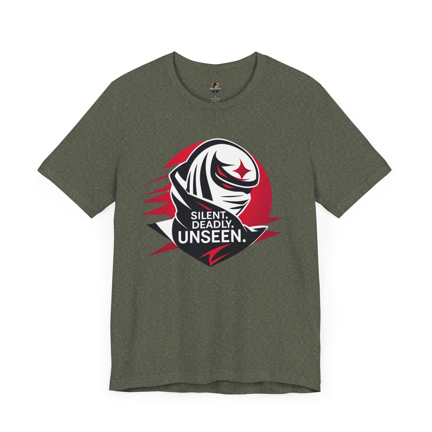 Silent Deadly Unseen Tee, Cool Graphic T-Shirt, Trendy Casual Wear, Gift for Ninja Fans, Streetwear Apparel, Unisex Short Sleeve Shirt