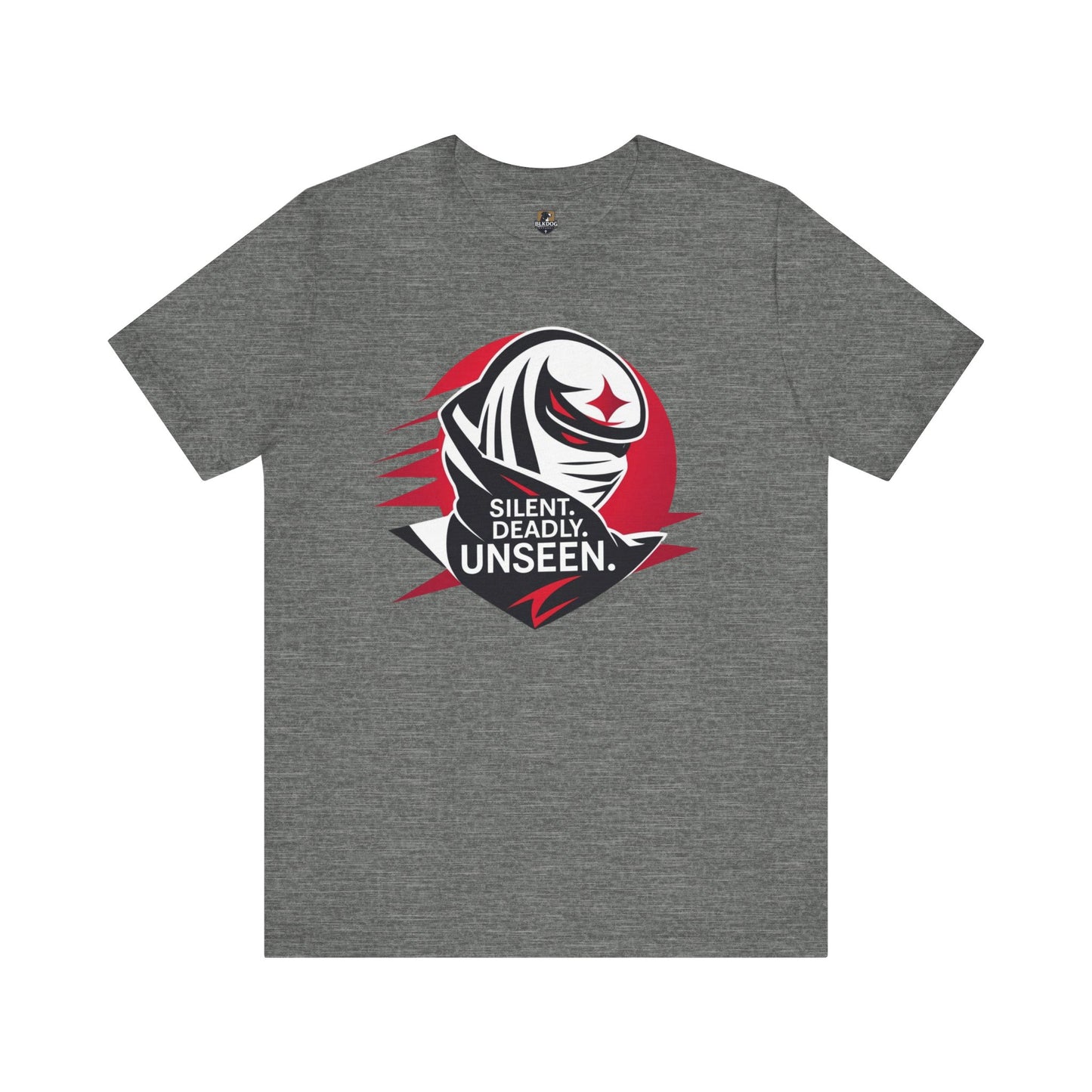 Silent Deadly Unseen Tee, Cool Graphic T-Shirt, Trendy Casual Wear, Gift for Ninja Fans, Streetwear Apparel, Unisex Short Sleeve Shirt