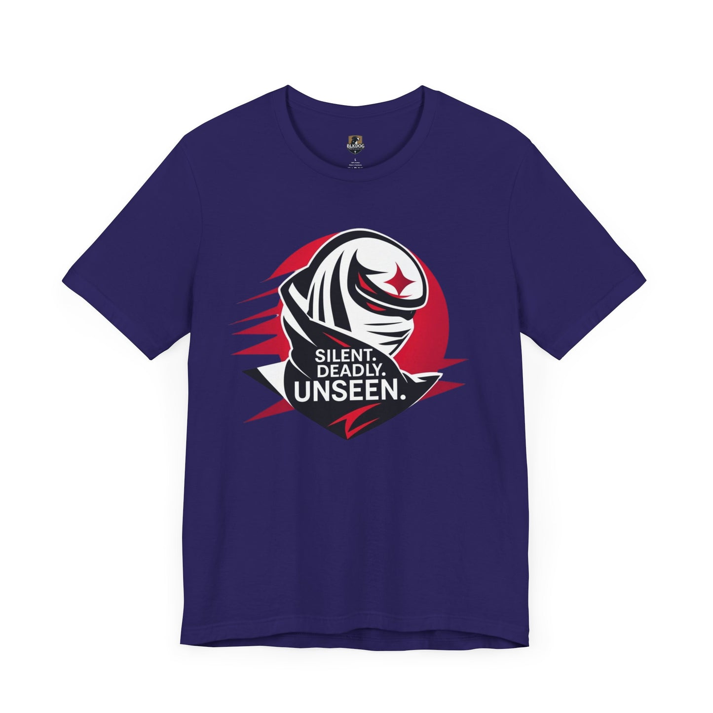 Silent Deadly Unseen Tee, Cool Graphic T-Shirt, Trendy Casual Wear, Gift for Ninja Fans, Streetwear Apparel, Unisex Short Sleeve Shirt