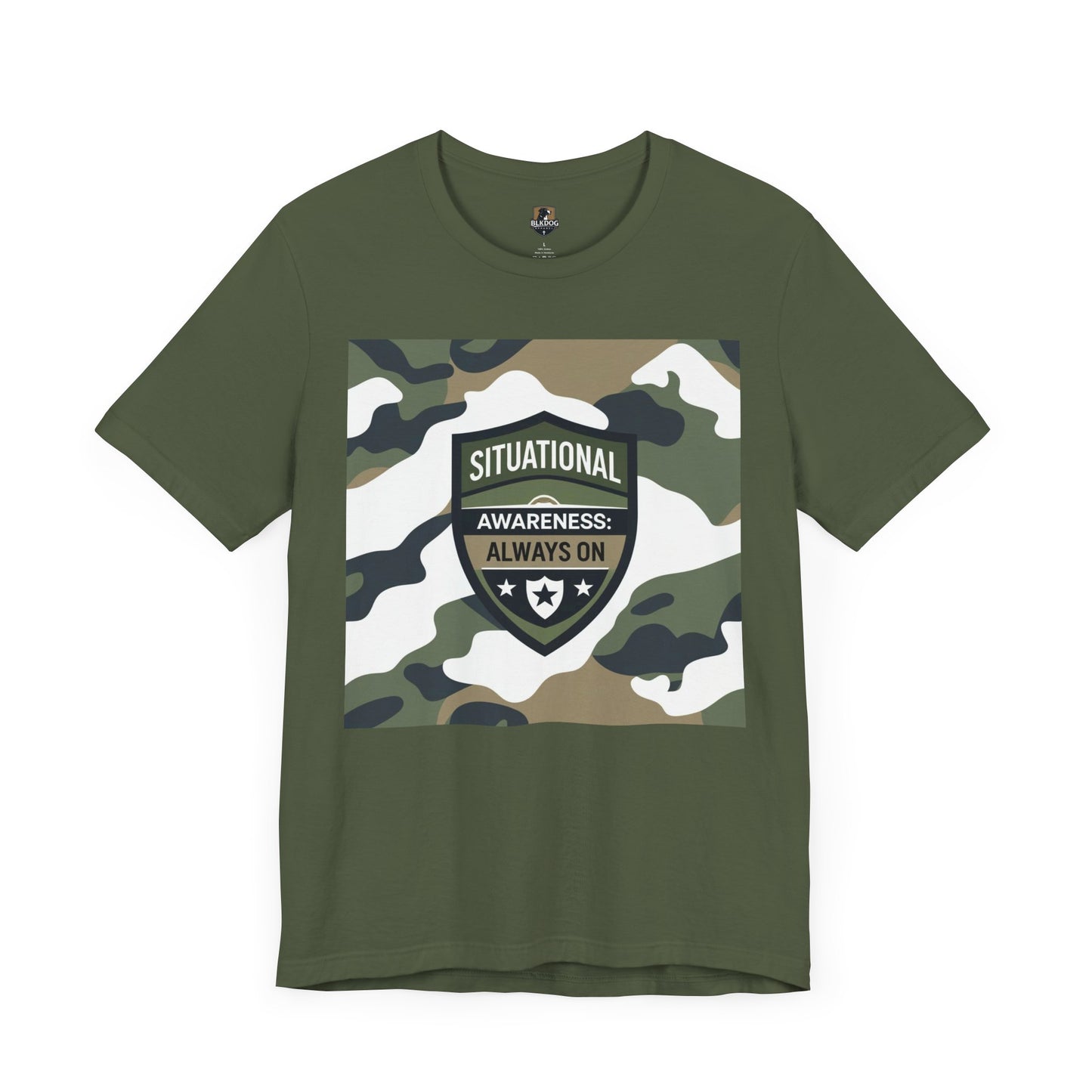 Camo Situational Awareness Tee | Unisex Short Sleeve Shirt, Military Style, Gift for Veterans, Everyday Casual Wear, Unique Camouflage [...]