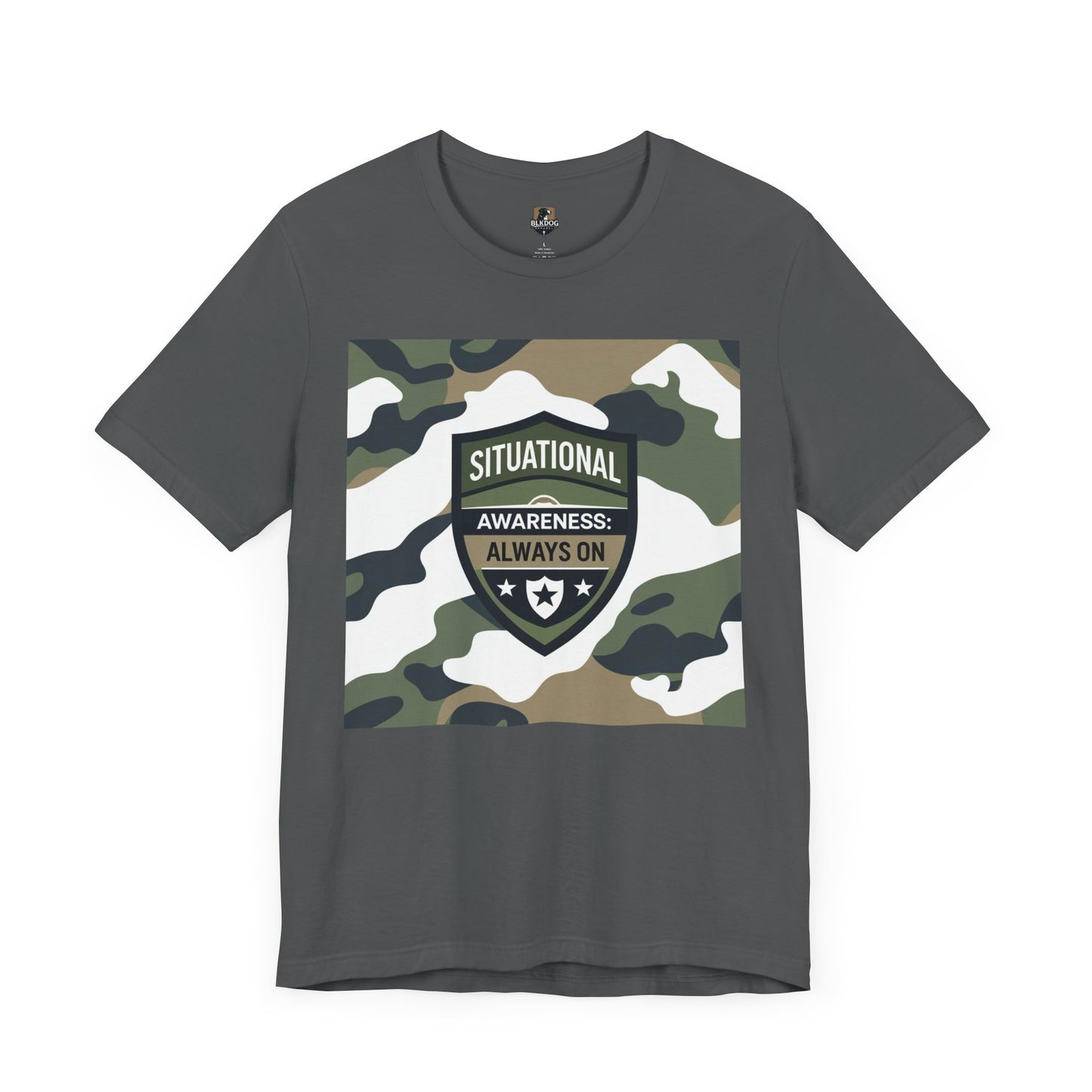 Camo Situational Awareness Tee | Unisex Short Sleeve Shirt, Military Style, Gift for Veterans, Everyday Casual Wear, Unique Camouflage [...]