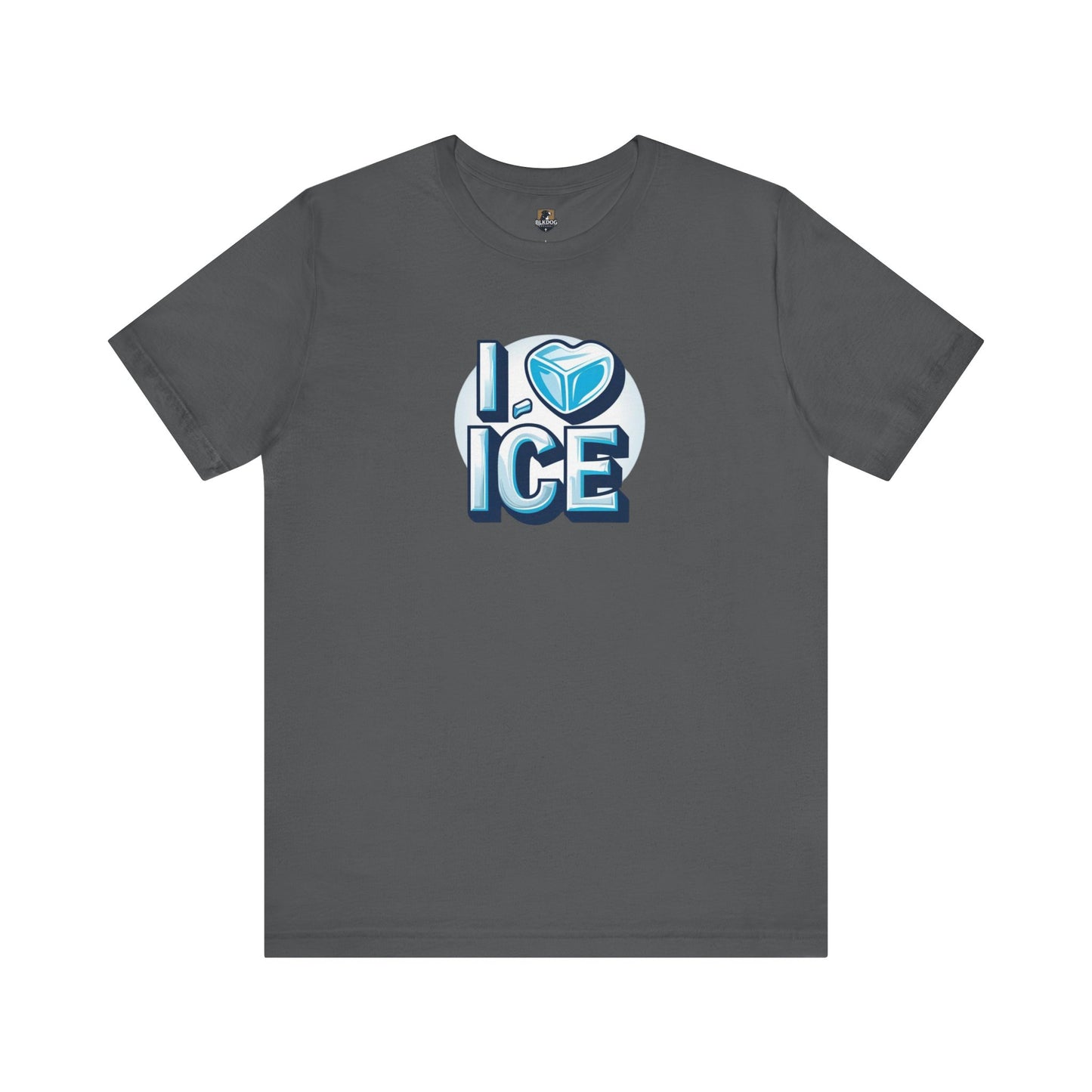 I Love Ice Unisex Short Sleeve Tee, Cute T-Shirt for Ice Cream Lovers, Summer Fashion, Gift for Friends, Ice Cream Party Attire
