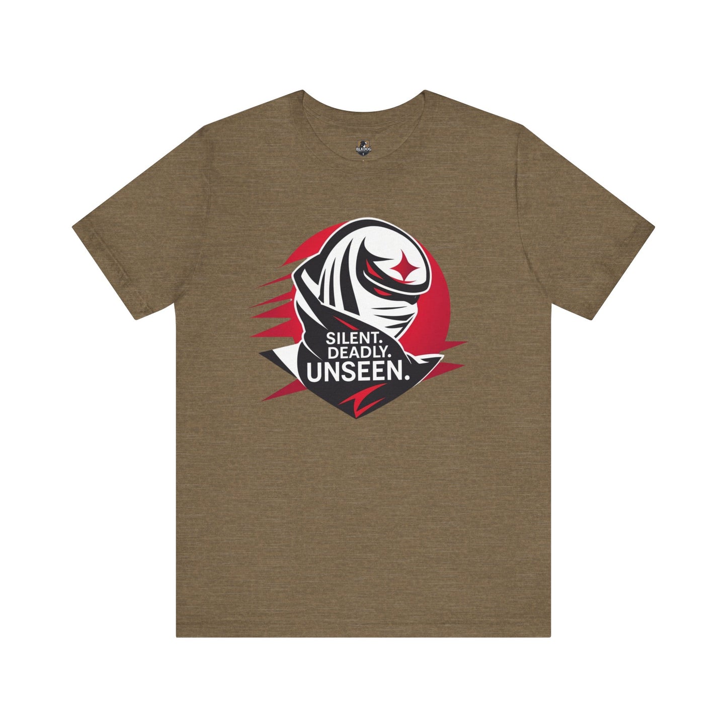Silent Deadly Unseen Tee, Cool Graphic T-Shirt, Trendy Casual Wear, Gift for Ninja Fans, Streetwear Apparel, Unisex Short Sleeve Shirt