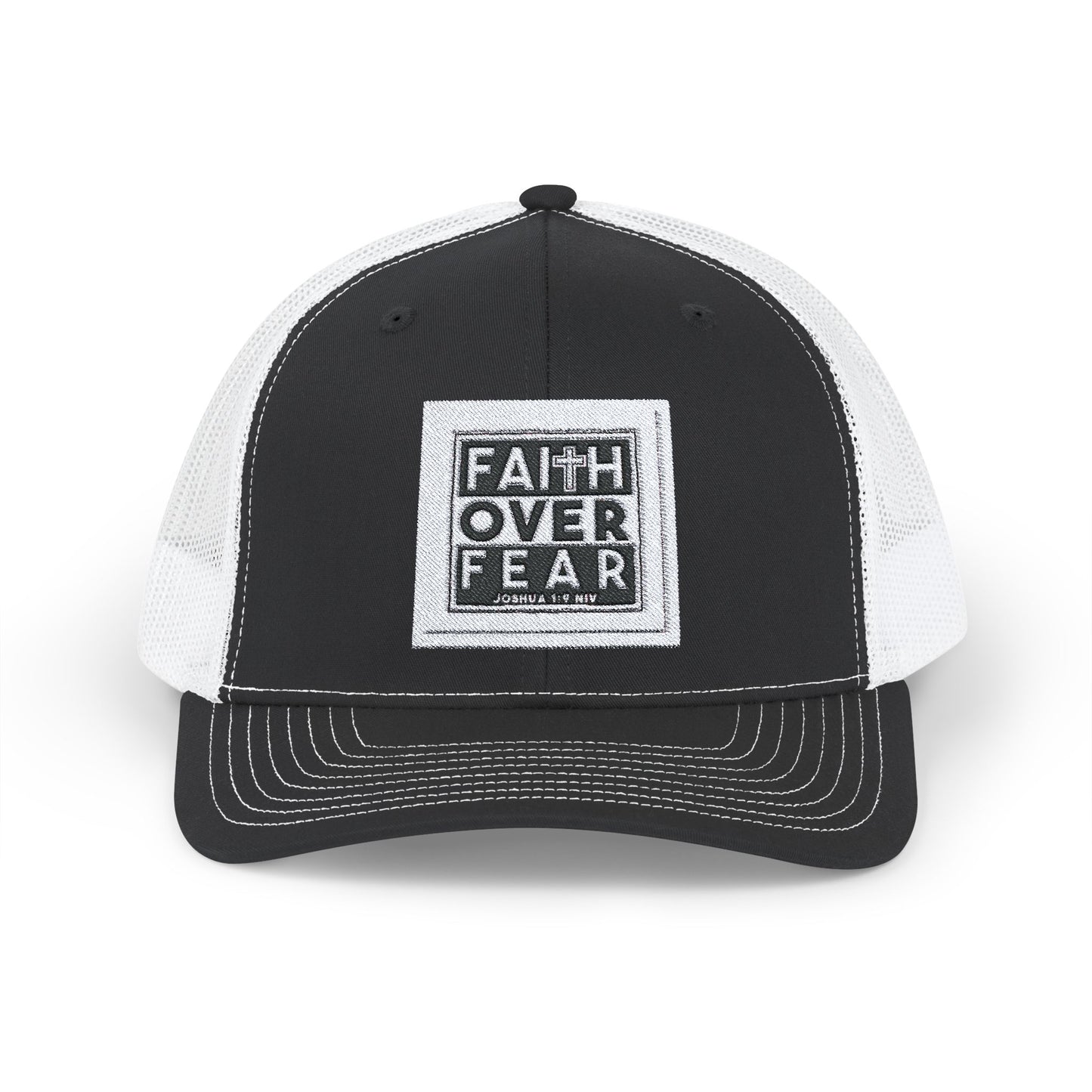 Faith over Fear Hat - Snapback Trucker Cap
